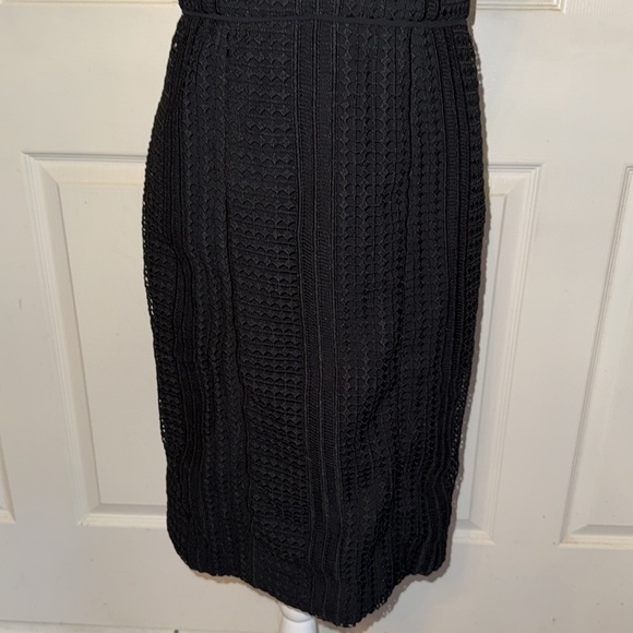 NWT Anthropologie Maeve Taleen Black Lace V Neck Cocktail - Picture 7 of 10